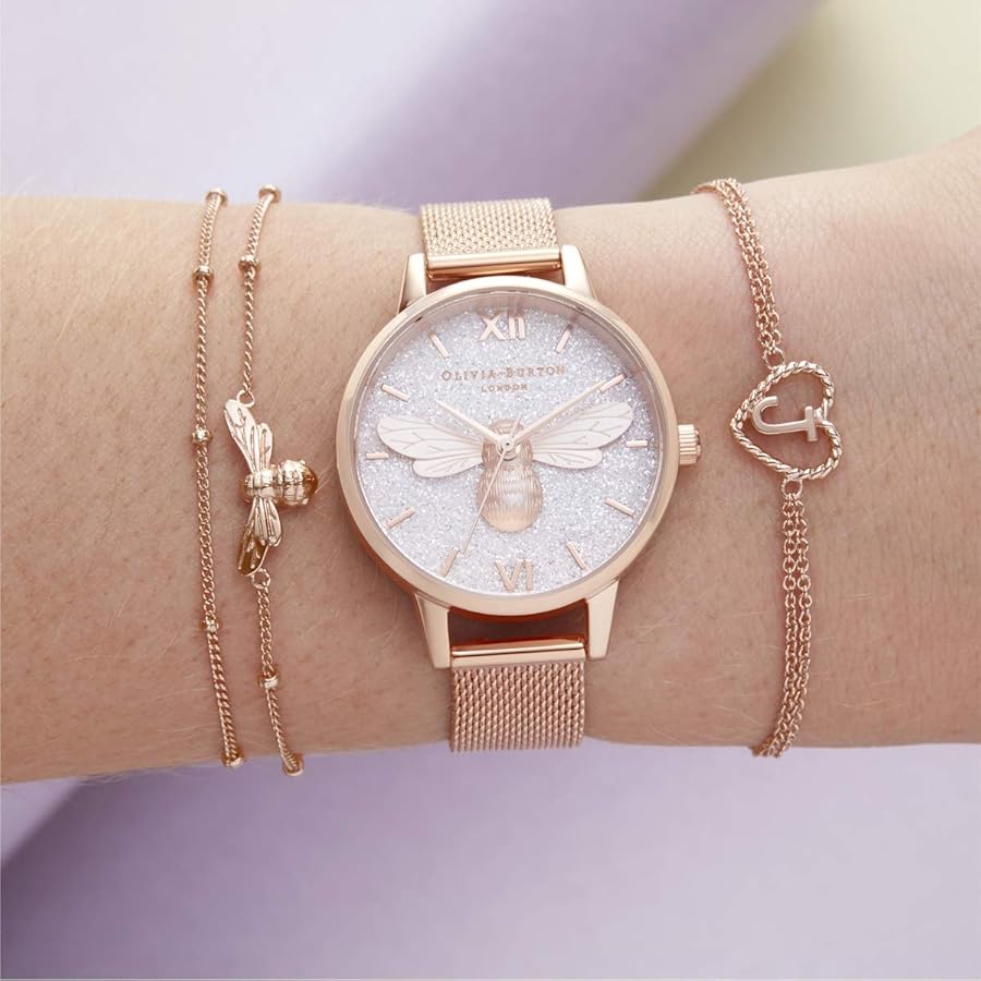 オリビアバートン腕時計 OB16FB04 グリッター ダイヤル ラッキー ビー Amazon | [OLIVIA BURTON] オリビアバートン 時計 レディース